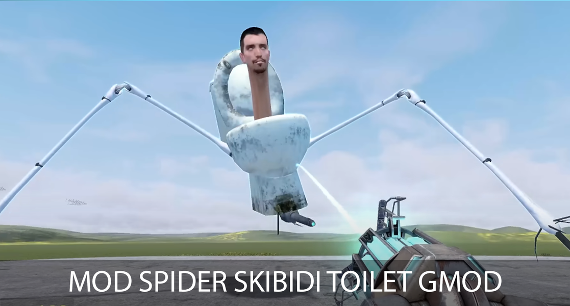 Spider Skibidi Mod GMOD - عکس برنامه موبایلی اندروید