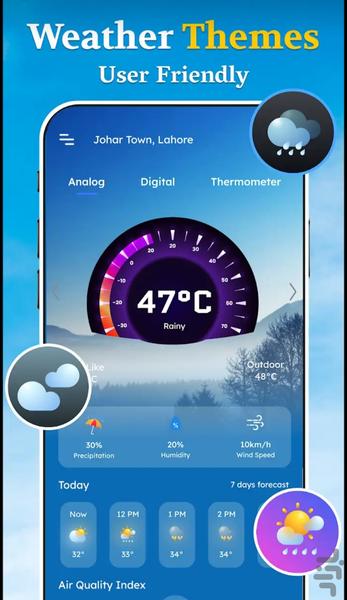 Super Pro Thermometer - Image screenshot of android app