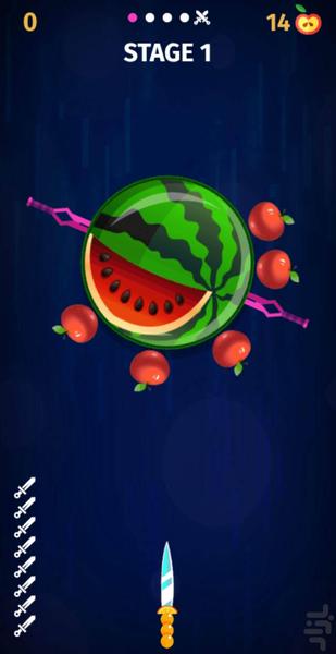 Pro Knife Slices - Gameplay image of android game