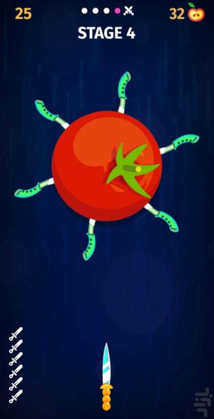 Pro Knife Slices - Gameplay image of android game