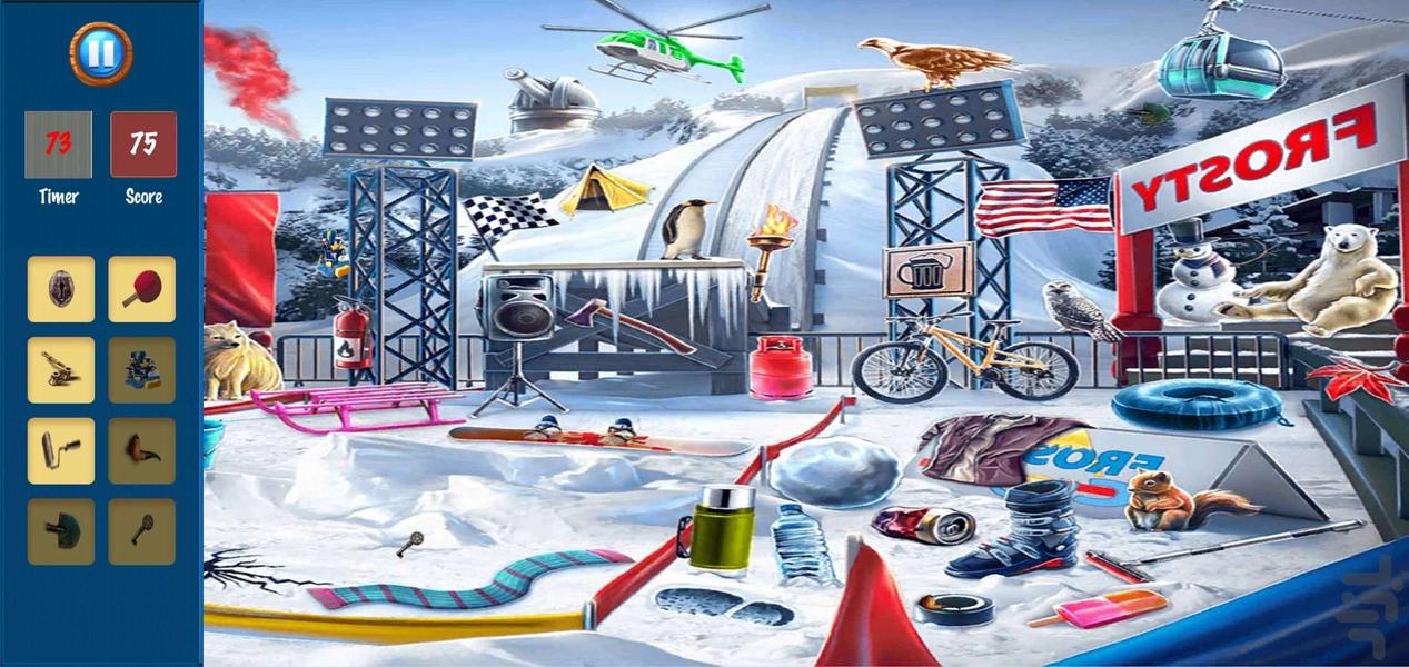 Hidden Object - Winter Mystery - Gameplay image of android game