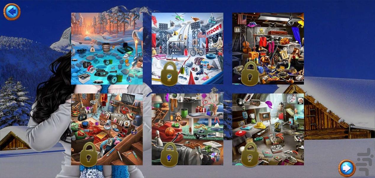 Hidden Object - Winter Mystery - Gameplay image of android game
