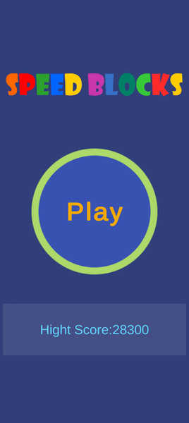 Speed Blocks Breaker - Gameplay image of android game
