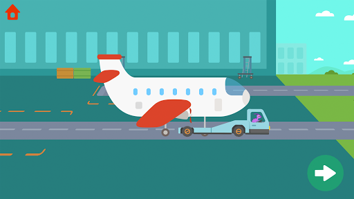 Dinosaur Airport Game for kids - عکس بازی موبایلی اندروید