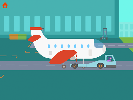 Dinosaur Airport Game for kids - Gameplay image of android game