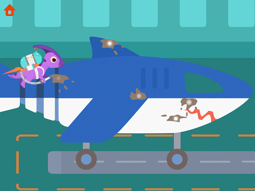 Dinosaur Airport Game for kids - Gameplay image of android game