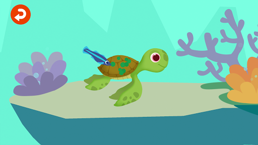 Dinosaur Aquarium: kids games - Gameplay image of android game