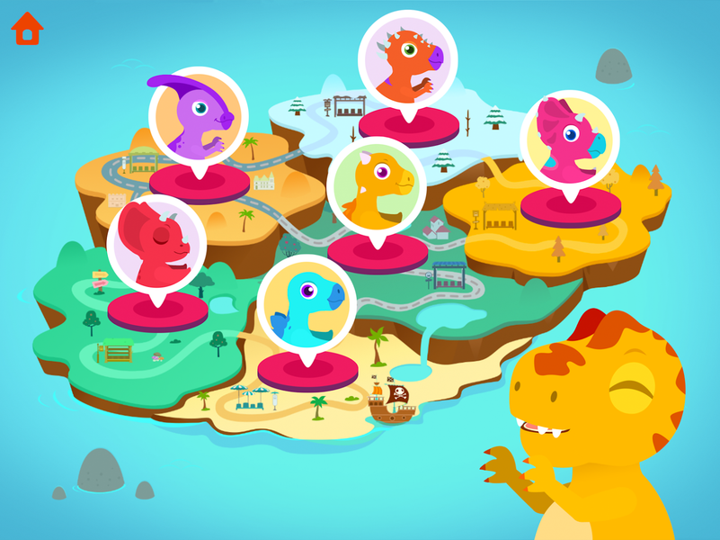 Dinosaur Bus Games for kids - عکس بازی موبایلی اندروید