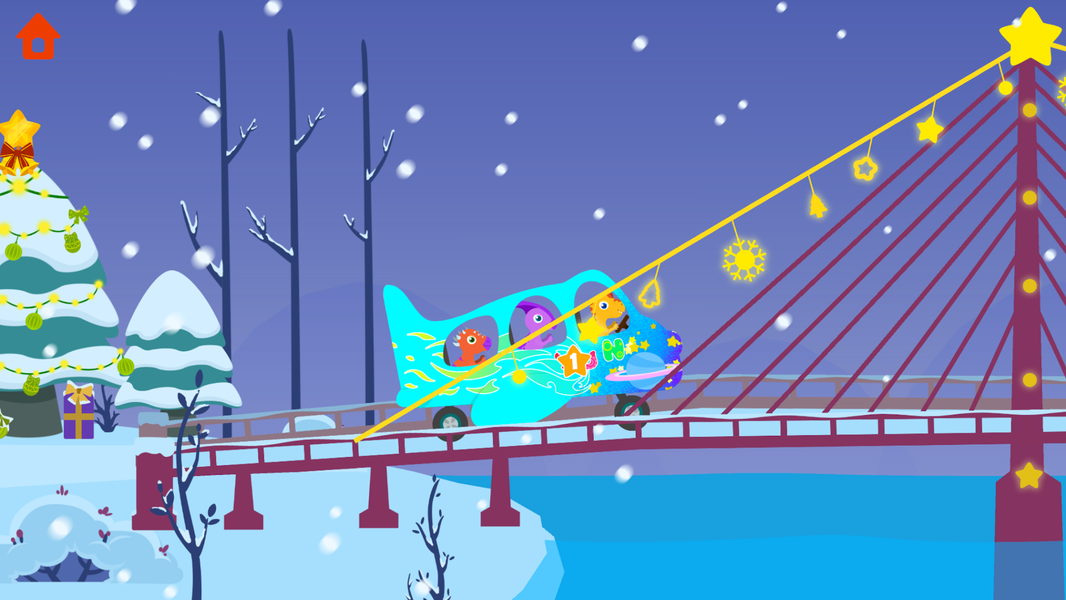 Dinosaur Bus Games for kids - عکس بازی موبایلی اندروید