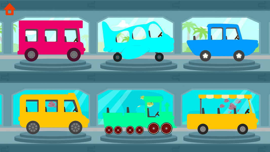 Dinosaur Bus Games for kids - عکس بازی موبایلی اندروید