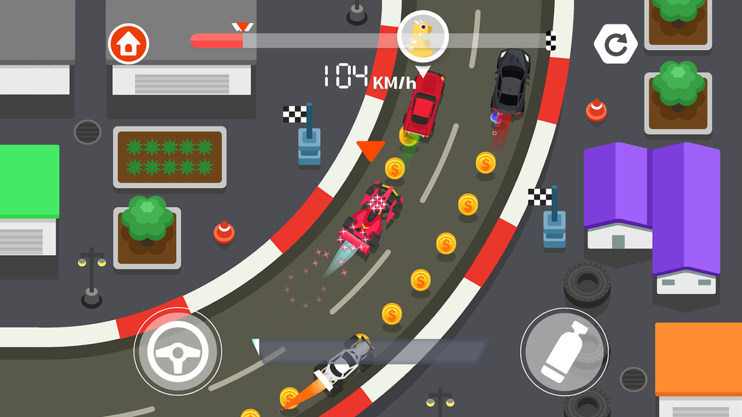 Coding for kids - Racing games - Gameplay image of android game
