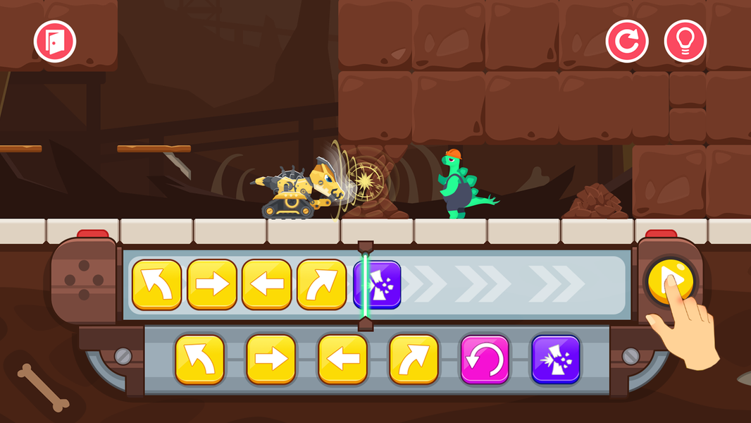 Dinosaur Coding 6: Kids Games - Image screenshot of android app