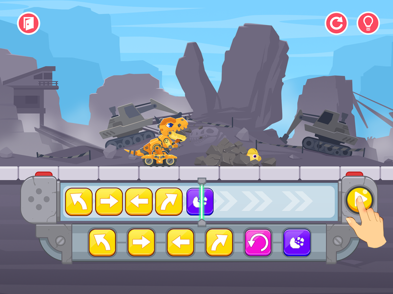 Dinosaur Coding ۶: Kids Games - عکس برنامه موبایلی اندروید