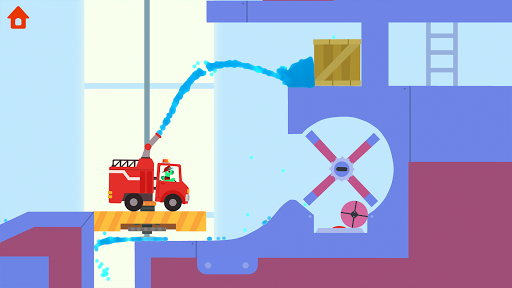 Dinosaur Fire Truck: for kids - Image screenshot of android app