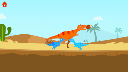 Dinosaur Island:Games for kids - Gameplay image of android game