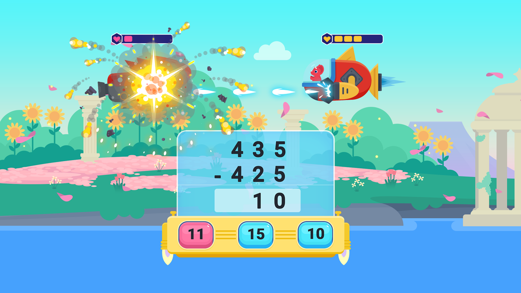 Dinosaur Math ۲ Games for kids - عکس بازی موبایلی اندروید