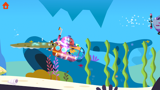 Dinosaur Police Car kids Games - عکس بازی موبایلی اندروید