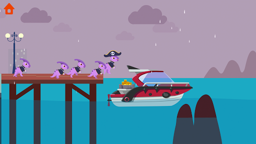 Dinosaur Police Car kids Games - عکس بازی موبایلی اندروید