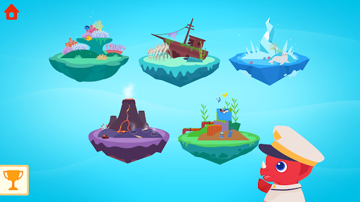 Dinosaur Submarine - for kids - عکس بازی موبایلی اندروید