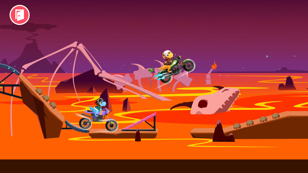 Dirt Bike Games for Kids - Gameplay image of android game
