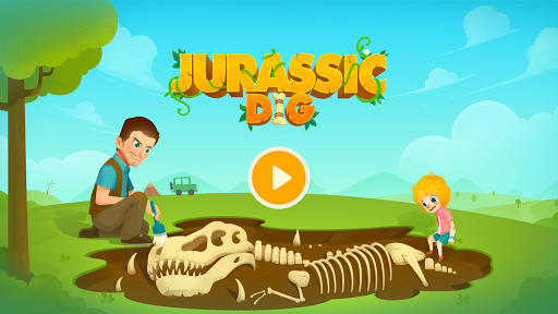 Jurassic Dig - Games for kids - Gameplay image of android game