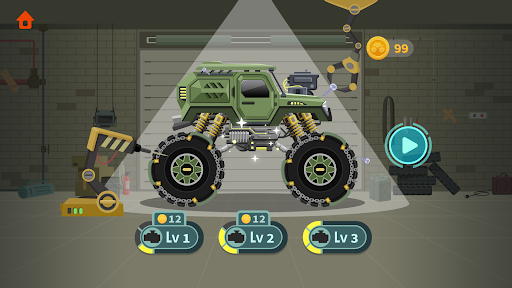 Monster Truck Games for kids - Image screenshot of android app