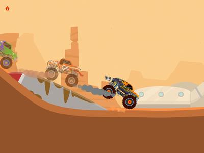 Monster Truck Games for kids - عکس بازی موبایلی اندروید
