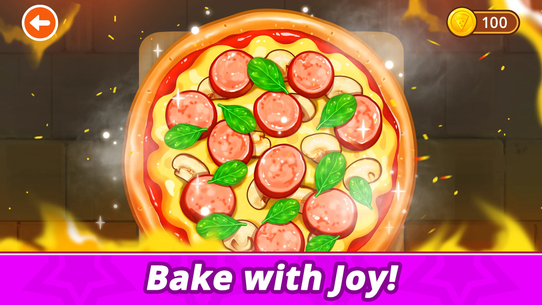 Pizza Games for kids - عکس بازی موبایلی اندروید