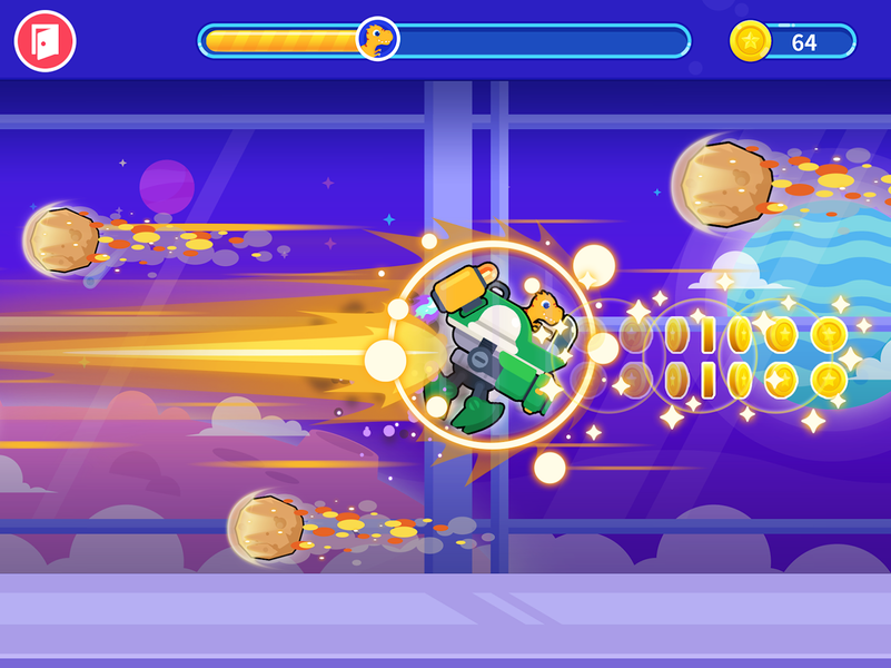 Dinosaur Dash Running Games - عکس بازی موبایلی اندروید