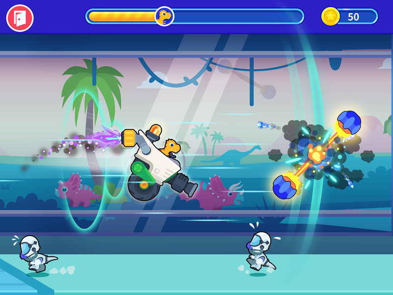 Dinosaur Dash Running Games - عکس بازی موبایلی اندروید