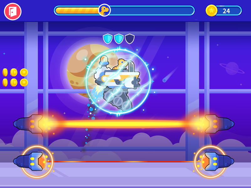 Dinosaur Dash Running Games - عکس بازی موبایلی اندروید