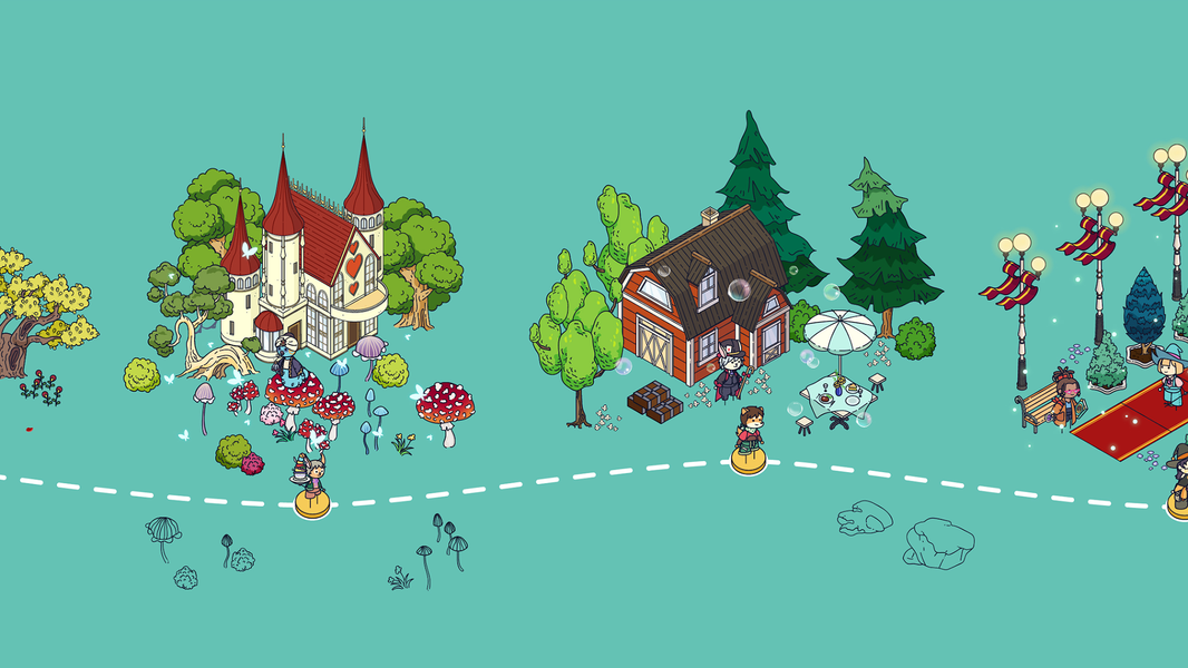 Topia World: Avatar Life World - Gameplay image of android game