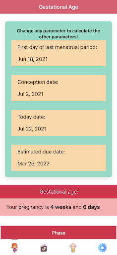 Pregnancy Calculator Pro: Maternity & Motherhood - Image screenshot of android app