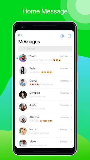 AI Messages OS 17 - Messenger - Image screenshot of android app