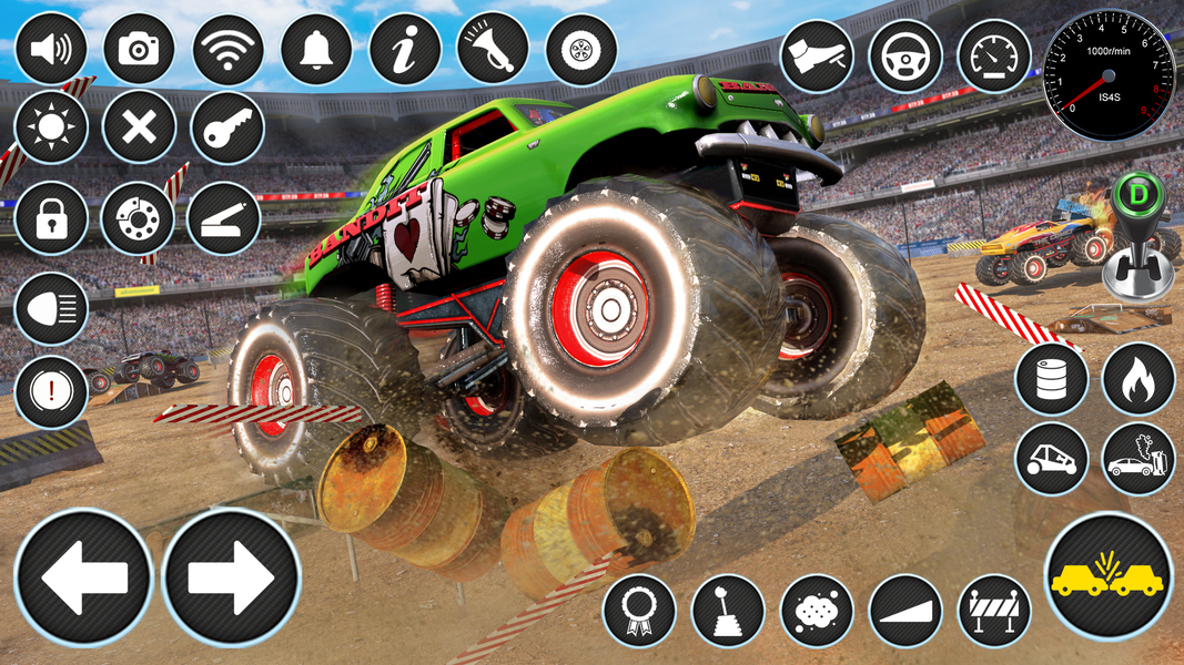 ۴x۴ Monster Truck Games ۳D - عکس بازی موبایلی اندروید