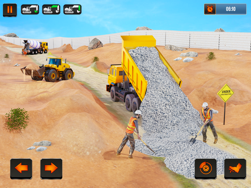 City Road Construction Game 3D - Image screenshot of android app