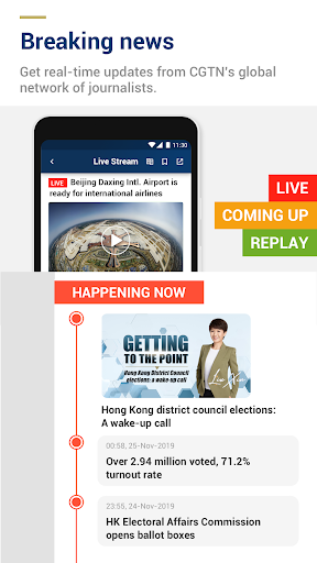CGTN – China Global TV Network - Image screenshot of android app