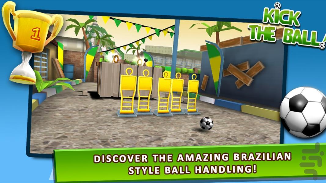 Kick The Ball! free - Gameplay image of android game