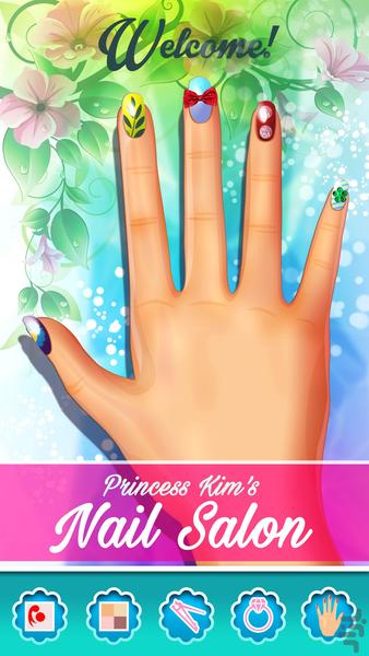 سالن آرایش ناخن شاهزاده خانم کیم - عکس بازی موبایلی اندروید