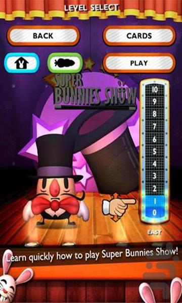 Super Bunnies Show - Gameplay image of android game