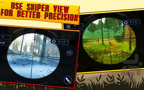 3D Wild Animals Sniper Hunter - Gameplay image of android game