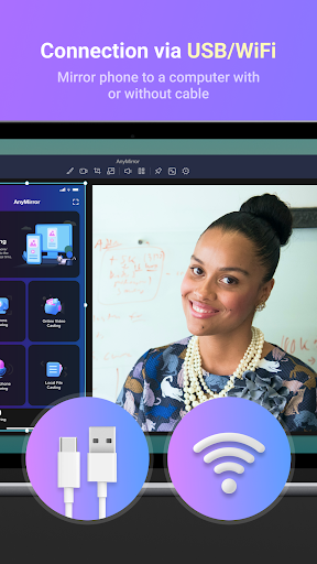AnyMirror: Mirror Screen to PC - عکس برنامه موبایلی اندروید