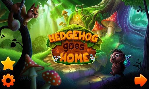 Hedgehog goes home - Gameplay image of android game