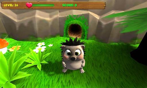 Hedgehog goes home - Gameplay image of android game