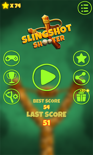 Slingshot Shooter - Gameplay image of android game