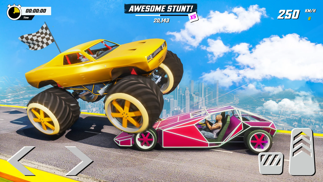 GT Stunt Mega Car Racing Games - عکس بازی موبایلی اندروید