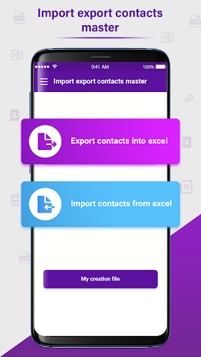 Import Export Contact Master - عکس برنامه موبایلی اندروید
