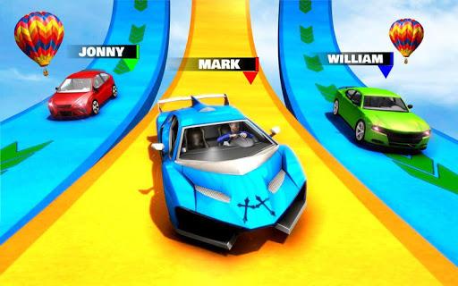 Car Games Ramp Racing Kar Game - Gameplay image of android game