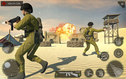 Call of Army WW2 Shooter Game - عکس بازی موبایلی اندروید