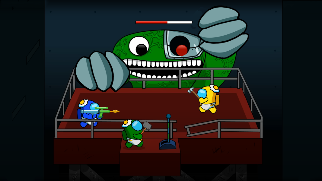 Imposter in Garten: 100 Doors - Gameplay image of android game